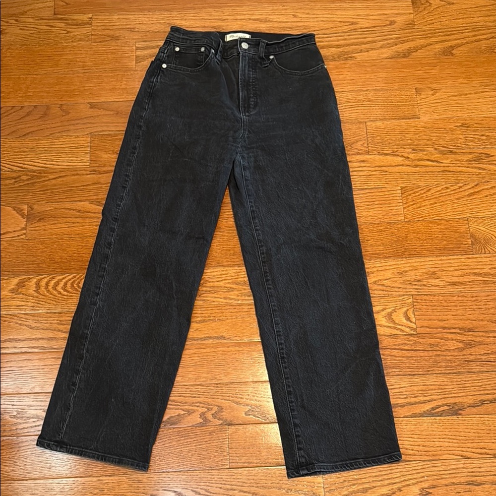 Madewell Black Flare & Wide Leg Jeans